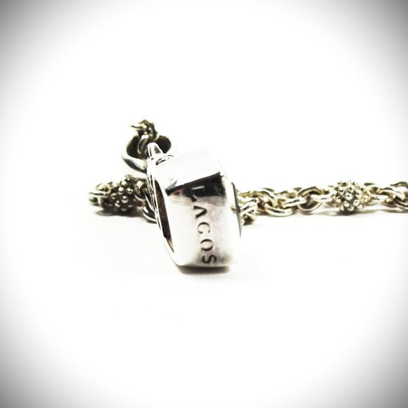 LAGOS Sterling Silver 18k Gold Smoky Topaz Pendant & Chain Necklace - Picture 11 of 11